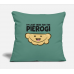 Funny Pierogi Lover I'M Just Here For The Pierogi Cypress Green Pillow